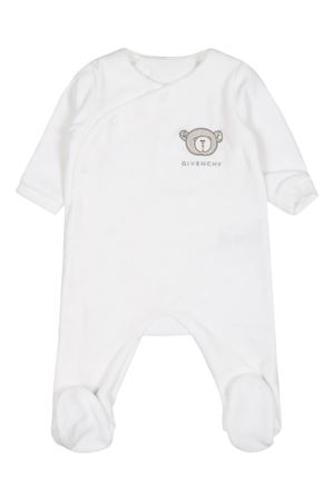 tutina in cotone bianco GIVENCHY KIDS | H3056910P